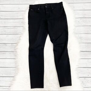 7 For All Mankind Black Skinny Jean Pants